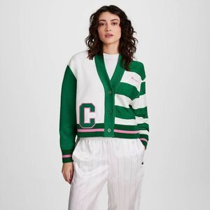 Champion -  Women's Collegiate Cardigan - White/Green White/Green